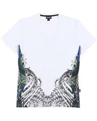 Just Cavalli - Printed T-Shirt - Lyst