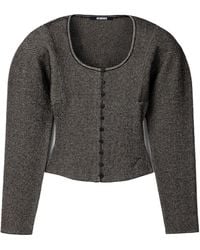 Jacquemus - The Sera Scoop Neck Cardigan - Lyst