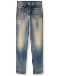 DIESEL - 2023 D-Finitive Distressed Regular Jeans - Lyst