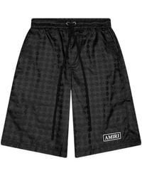 Amiri - Ma Quad Logo Jacquard Shorts - Lyst