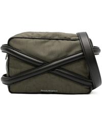 McQueen - The Harness Logo-Printed Zipped Camera Bag - Lyst