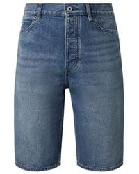 BOSS - Denim Shorts With Belt Loops - Lyst