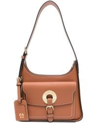 Moschino - Love Logo-Plaque Zipped Shoulder Bag - Lyst