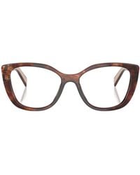 Prada - Eyewear Cat-Eye Glasses - Lyst