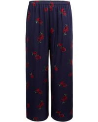 KHAITE - Mindy Floral Printed Pants - Lyst