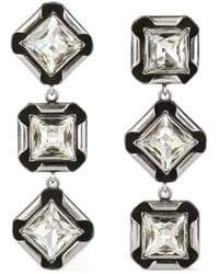 Givenchy - Deconstructed Crystals Earrings - Lyst