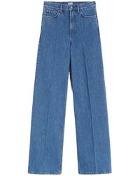 TOTEME - Totême High-Waist Wide-Leg Jeans - Lyst