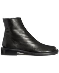 Proenza Schouler - Round Head Zipper And Ankle Boots - Lyst