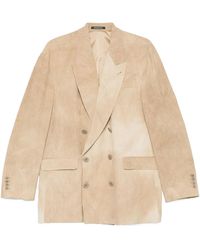 Emporio Armani - Ribbed Blazer - Lyst