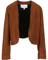 Alaïa - Alaïa Long Sleeved Blazer - Lyst