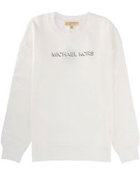 MICHAEL Michael Kors - Logo Embossed Sweatshirt - Lyst