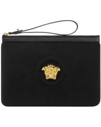 Versace - Medusa Zipped Pouch - Lyst