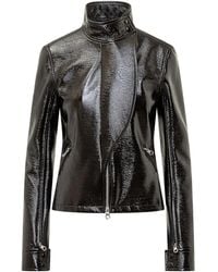 Courreges - Courrèges Motorcycle Vinyl Jacket - Lyst