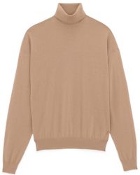 Saint Laurent - Turtleneck Knitted Jumper - Lyst