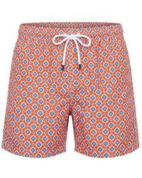 Fedeli - Drawstring Swim Trunks - Lyst