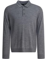 Vince - Merino Wool Polo Shirt - Lyst
