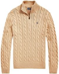 Polo Ralph Lauren - Half-Zip Long-Sleeved Jumper - Lyst