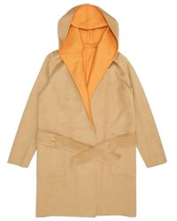 Max Mara - Hooded Overcoat - Lyst