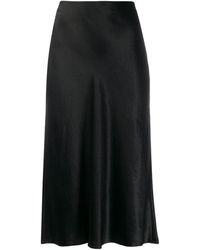 Vince - High-Waisted Midi Skirt - Lyst