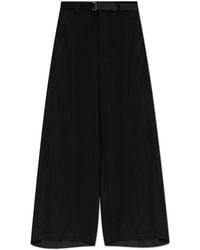 Sacai - Trousers With Belt - Lyst