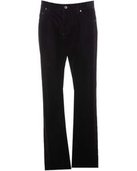 Dolce & Gabbana - Logo Plaque Straight Leg Pants - Lyst
