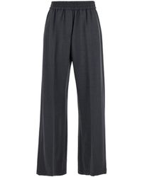 Brunello Cucinelli - Side-Pocketed Wide-Leg Pants - Lyst