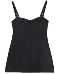 Jil Sander - Square Neck Sleeveless Bustier Top - Lyst