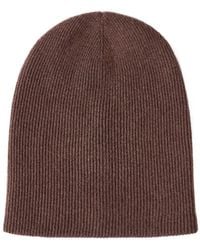 Brunello Cucinelli - Cashmere English-Rib Knit Beanie - Lyst