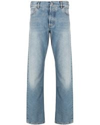 Marcelo Burlon - County Of Milan Logo Embroidered Jeans - Lyst