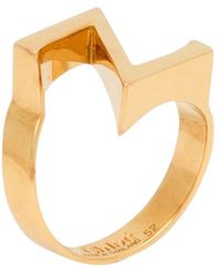 Chloé - Minimalist Buckle-Free Metal Ring - Lyst