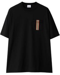 Burberry - Item O-Neck Short-Sleeved T-Shirt - Lyst