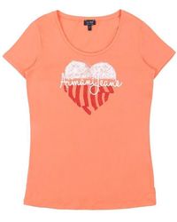 Armani Jeans - Round-Necked Logo T-Shirt - Lyst