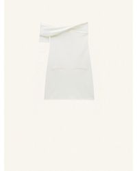 Courreges - Courrèges One-Shoulder A-Line Mini Dress - Lyst