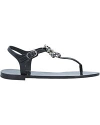 Dolce & Gabbana - Solid Color Flip Flops - Lyst