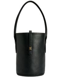 By Malene Birger - Marylle Logo Plaque Bucket Bag - Lyst