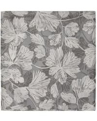 Brunello Cucinelli - Floral-Printed Square Scarf - Lyst
