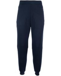 EA7 - Logo Patch Tapered Track Pants - Lyst