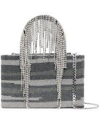 Kara - Embellished Fringed Top Handle Bag - Lyst