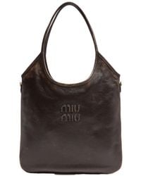 Miu Miu - Aged Nappa Leather Ivy Bag - Lyst