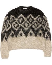 Acne Studios - Geometric-Pattern Sweater - Lyst