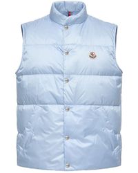Moncler - Tuquerouye Logo Patch Puffer Gilet - Lyst