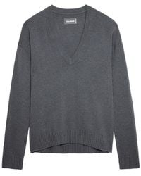 Zadig & Voltaire - V-Neck Sweater - Lyst
