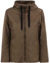 Max Mara - The Cube Greenh Drawstring Hooded Jacket - Lyst