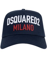 DSquared² - Logo Embroidered Baseball Cap - Lyst