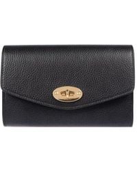 Mulberry - Darley Logo Engraved Medium Wallet - Lyst