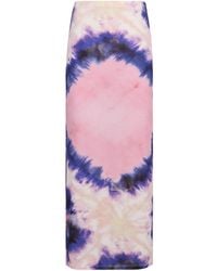 Rabanne - Tie-Dye Maxi Skirt - Lyst