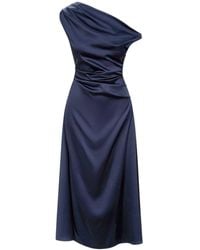 STAUD - Phare Silk Dress - Lyst