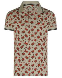 Vivienne Westwood - All-Over Floral Printed Short-Sleeved Polo Shirt - Lyst