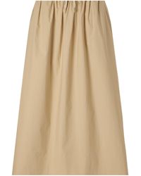 Varley - Khaki Drawstring Midi Skirt - Lyst
