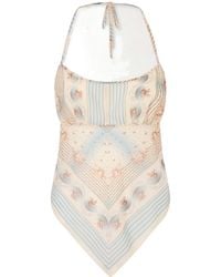 Anna Sui - Patternedstripe Camisole Top - Lyst